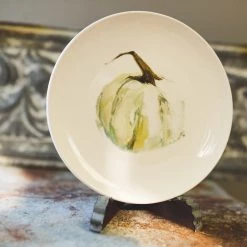 Round Top Collection Natural Pumpkin Salad Plate