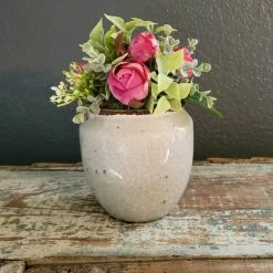 Diane 8" Rose Bud Floral Arrangement Floral Arrangements