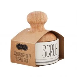 Mud Pie Scrub Brush And Base Set Kitchen Decor