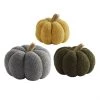 Mud Pie Shearling Pumpkin (Various Styles)