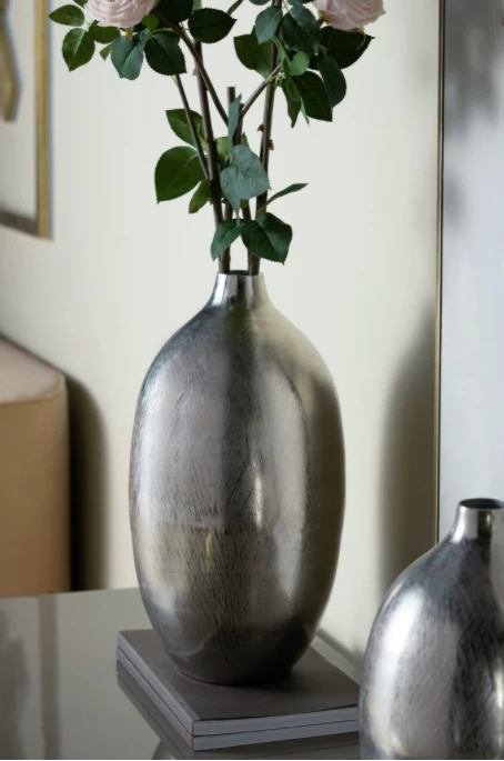 A&B Home Vases, Bottles, & Containers Aluminum Vase, Medium 1 A&B Home Vases, Bottles, & Containers Aluminum Vase, Medium