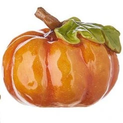 RAZ Imports Orange Resin Pumpkin (Various Styles) Floral Fillers