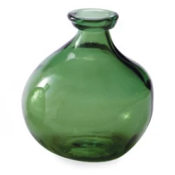 Mud Pie Green Glass Irregular Vase (Various Styles) Vases, Bottles, & Containers