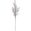 K&K Interiors 34" Glittered White Mini Snowball Branch