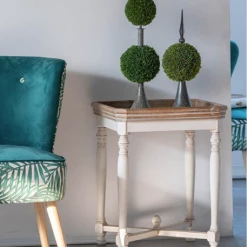 A&B Home Square Side Table Accent Furniture