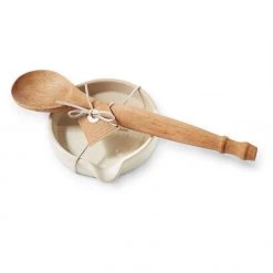 Mud Pie Stoneware Spoon Rest Set Kitchen Decor