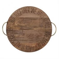 Mud Pie Together Sentiment Lazy Susan Decorative Trays & Risers