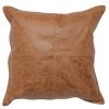 Classic Home Leather Dumont Pillow, Chestnut Nightstands & Chests