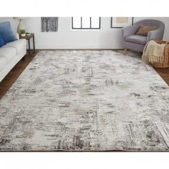 Feizy Rugs Vancouver Collection- Ivory & Charcoal (Various Sizes) 6 Feizy Rugs Vancouver Collection- Ivory & Charcoal (Various Sizes)